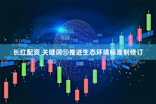 长红配资 关键词⑩推进生态环境标准制修订