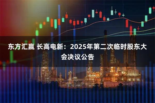 东方汇赢 长高电新：2025年第二次临时股东大会决议公告